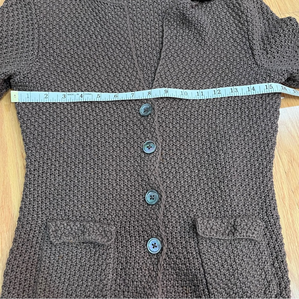 Boden Chunky Knit Collared Cardigan - Picture 8 of 10